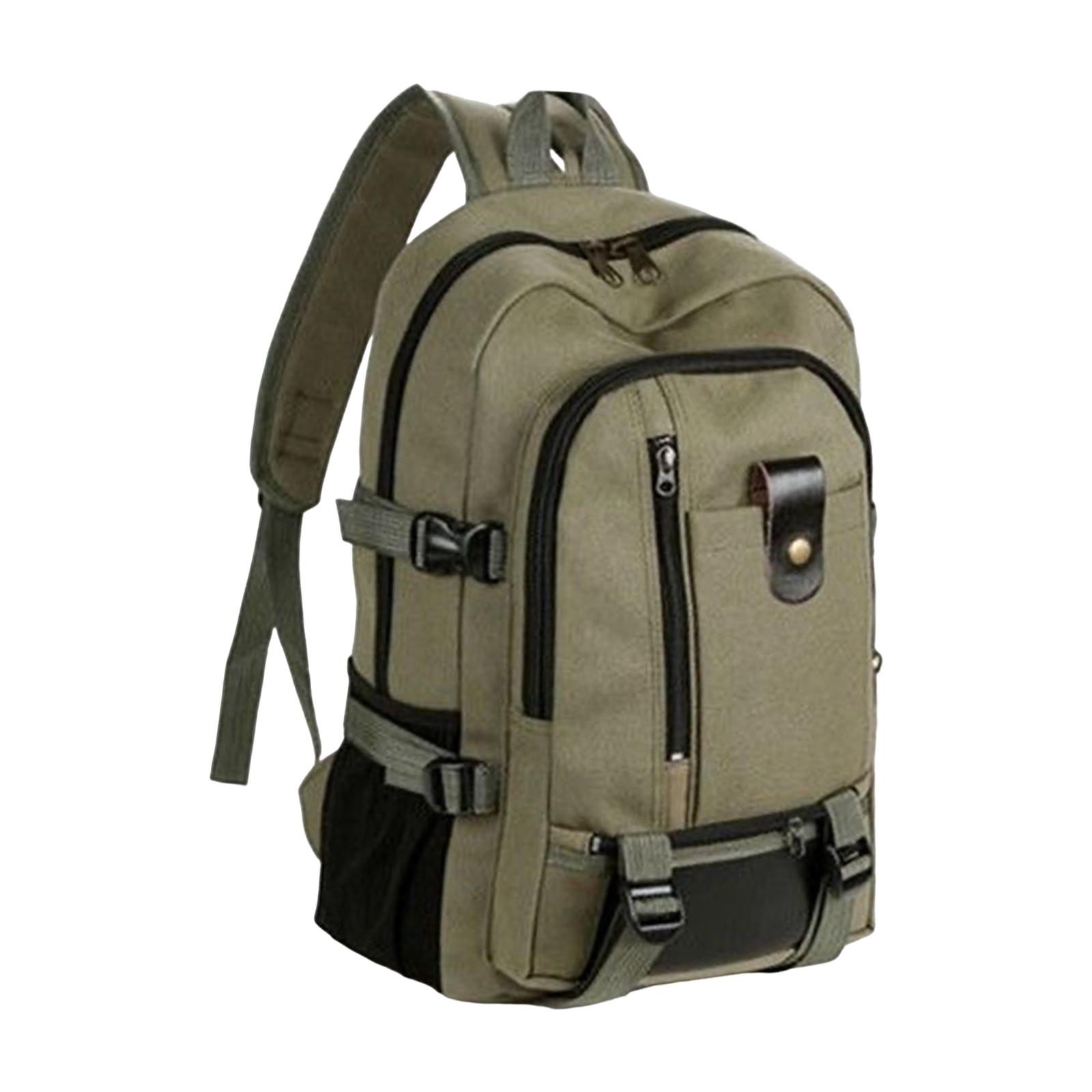 Canvas Backpack Casual - Ransel Perjalanan Kanvas Besar, Tas Laptop